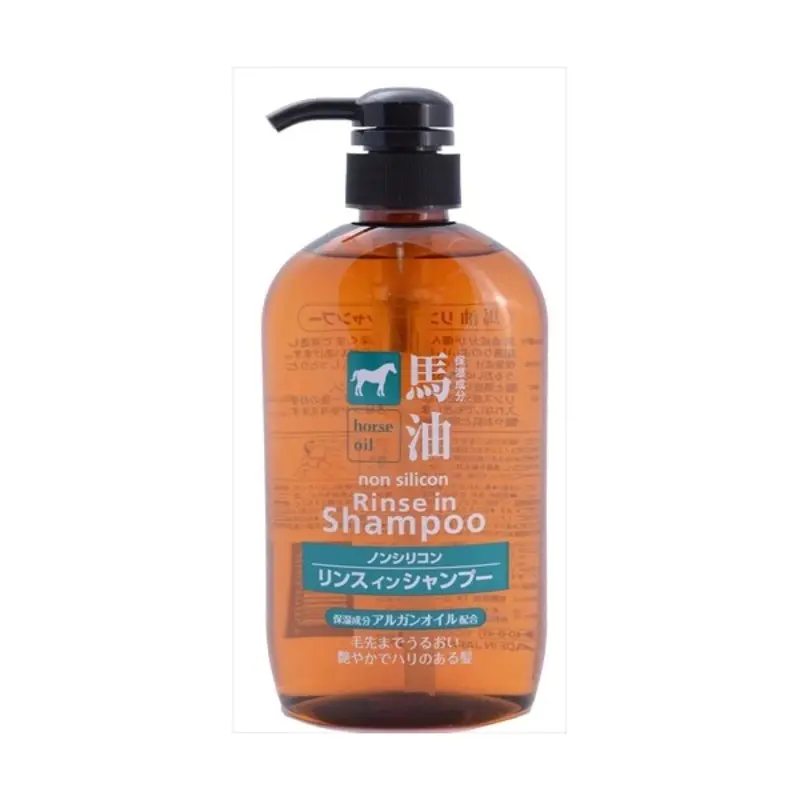 Kumano Cosme - Horse Oil Rinse In Shampoo Non Silicon - 600Ml