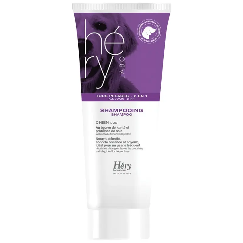 Hry Violet 2-In-1 All-Coat Shampoo For Dogs