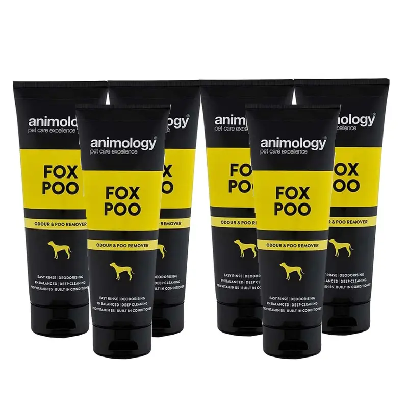 Animology X Fox Poo Deodorising Dog Shampoo, 250Ml Size 6