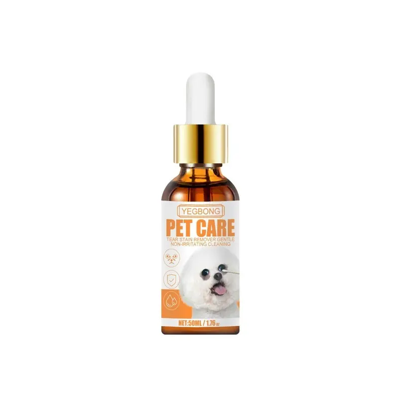 Deyaah Pet Eye Tear Stain Remover Drops Wash For Dogs And Cats Cleans Eye Discharge