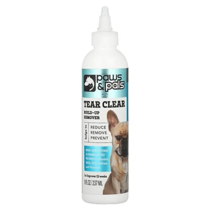 Paws & Pals , Tear Clear, Build-Up Remover, For Dogs, 8 Fl Oz (237 Ml)