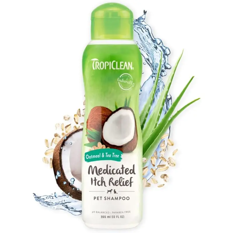 Tropiclean Dog Shampoo Grooming Supplies Medicated Itch Relief Uk
