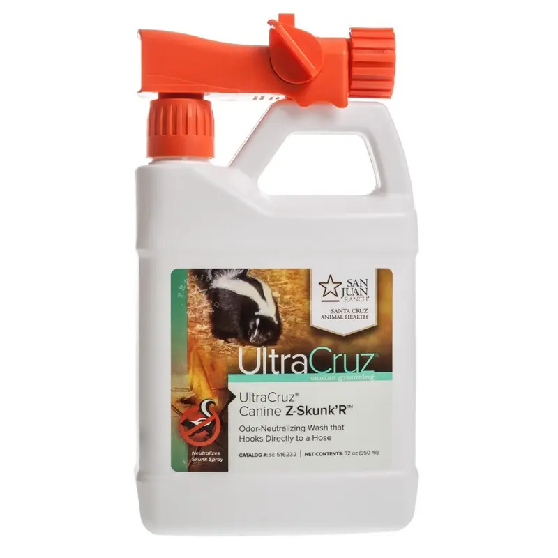 Ultracruz Canine Z-Skunkr Shampoo For Dogs 32 Oz With Travel Applicator 32Oz