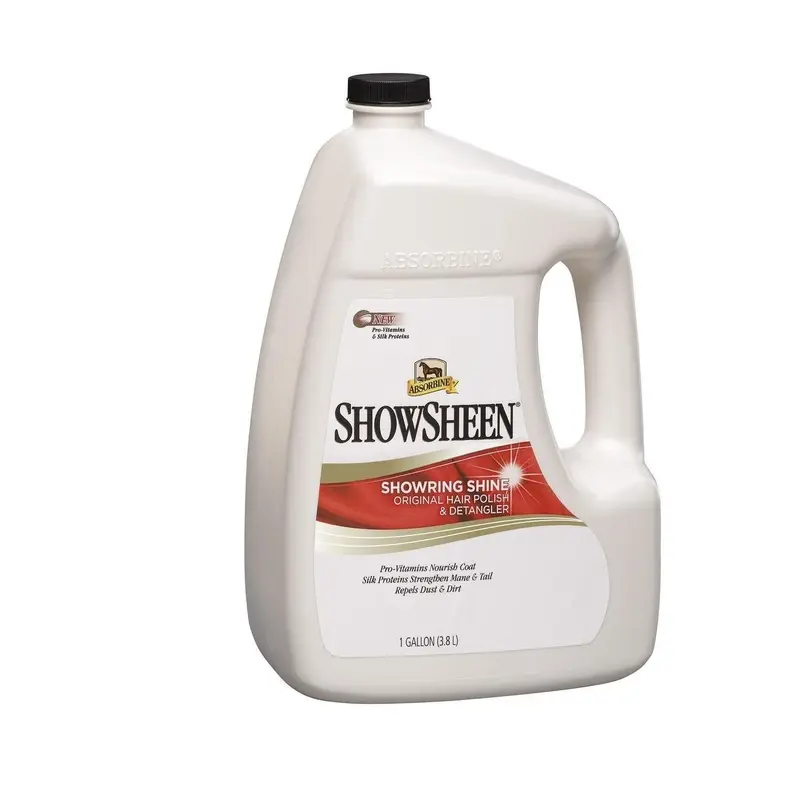 Absorbine Showsheen For Horses - Hair Polish And Detangler - Litre Bottle Size 3.8
