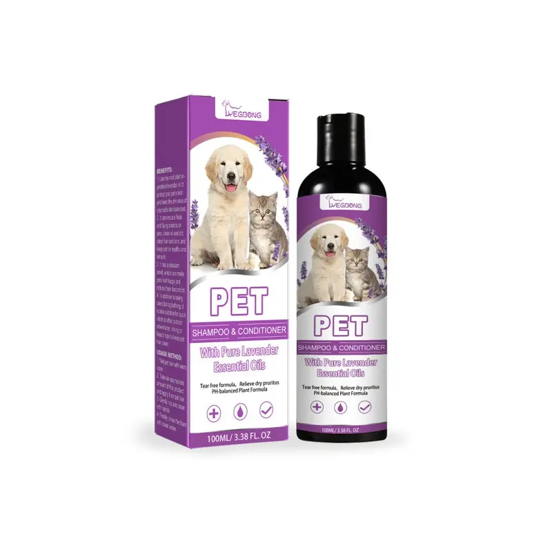 Flemye (100Ml) Pet Shampoo Pet Bath Hair Smoothing Shampoo 100Ml