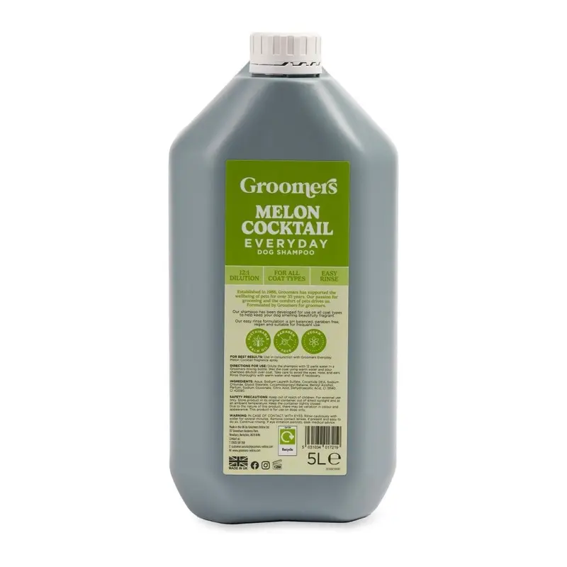 Groomers Everyday Melon Cocktail Shampoo - 5L