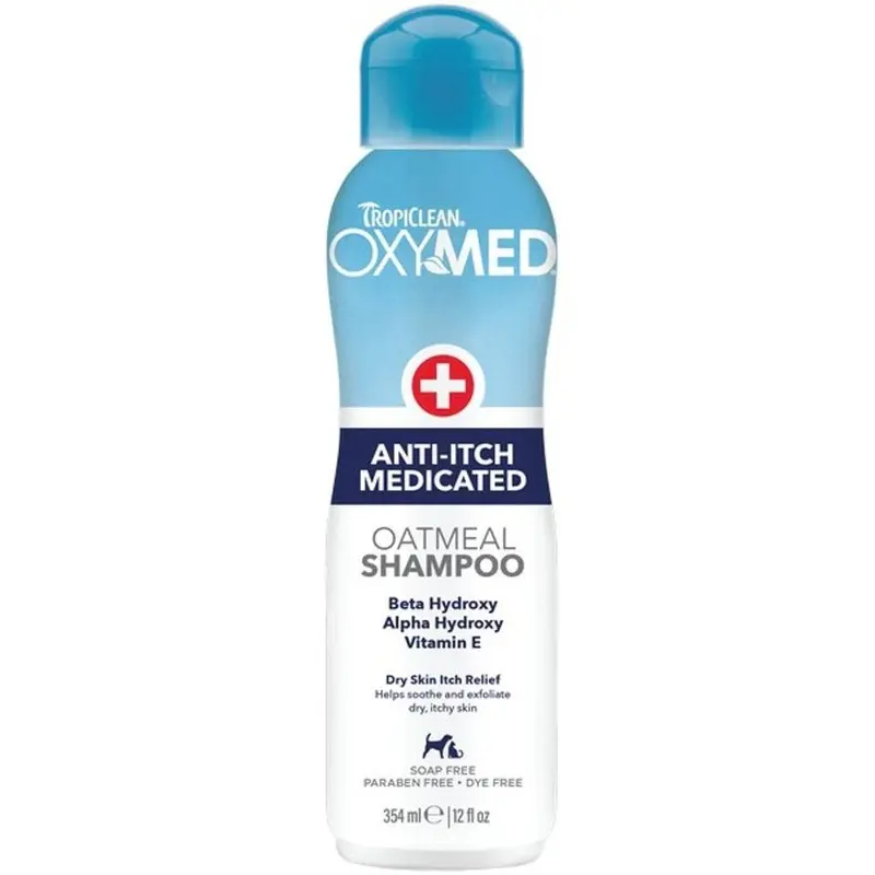 Tropiclean Oxymed Anti-Itch Shampoo For Dogs - Bottle 355Ml