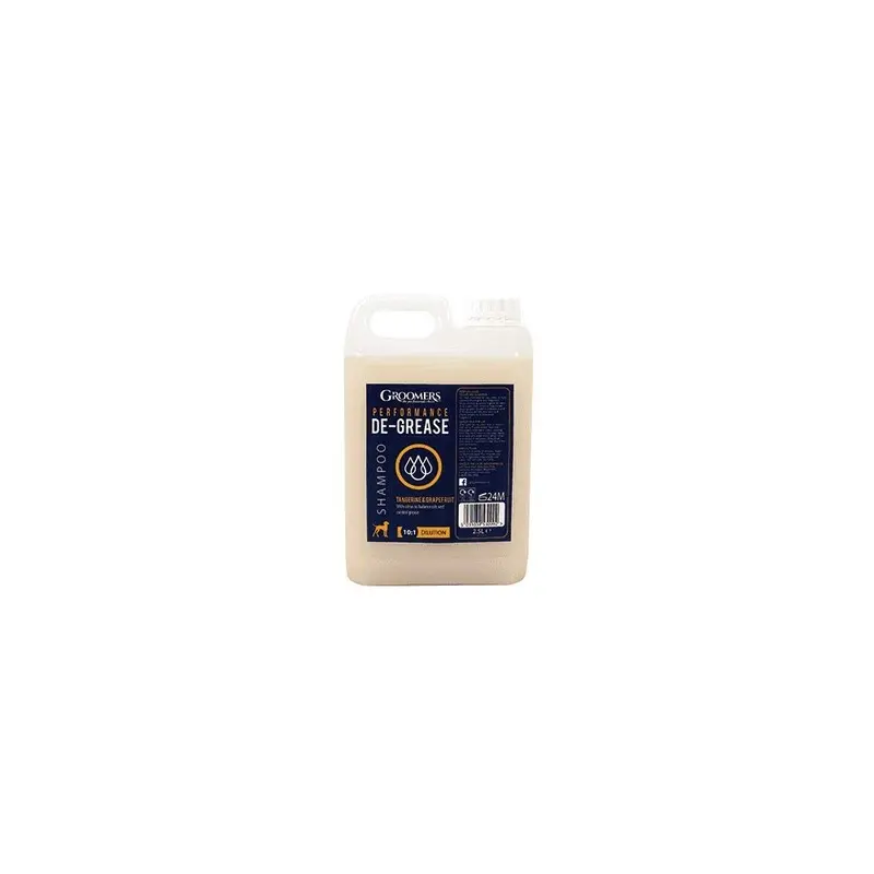 Groomers Performance De-Grease Tangerine & Grapefuit Dog Shampoo 2.5l