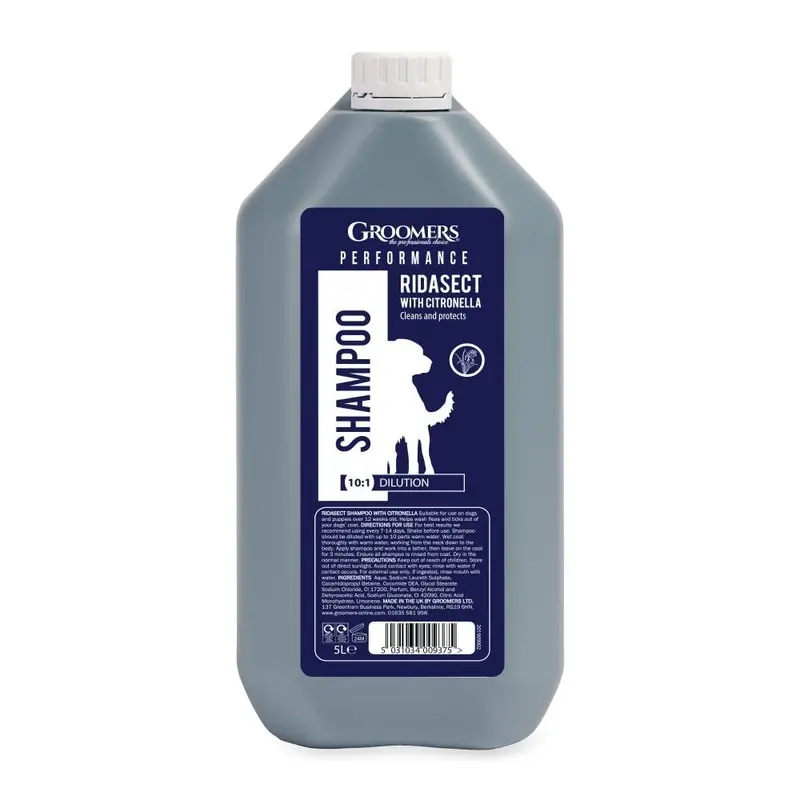 Groomers Performance Ridasect Citronella Shampoo 5L