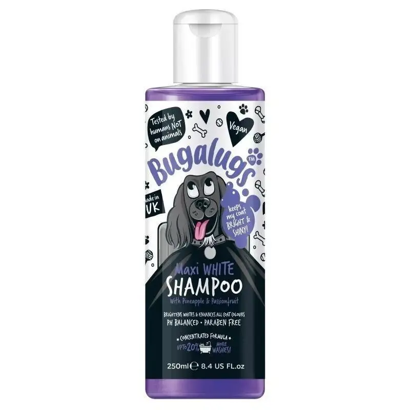 Bugalugs White Maxi Dog Shampoo 250Ml