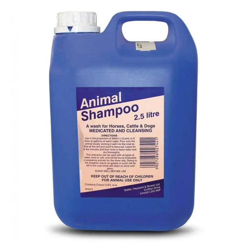 Battles Unisex Black Animal Shampoo 2 Li