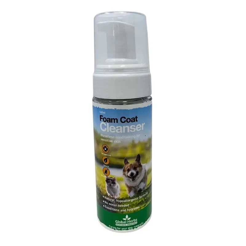Unisex Global Herbs Canine Foam Coat Cleanser
