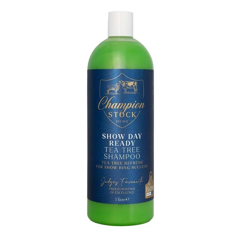 Champion Unisex Stock Show Day Ready Tea Tree Shampoo -  One Colour 1 Litre