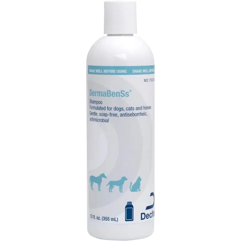 Dermabenss Shampoo For Dogs Cats And Horses Ounce Size 12