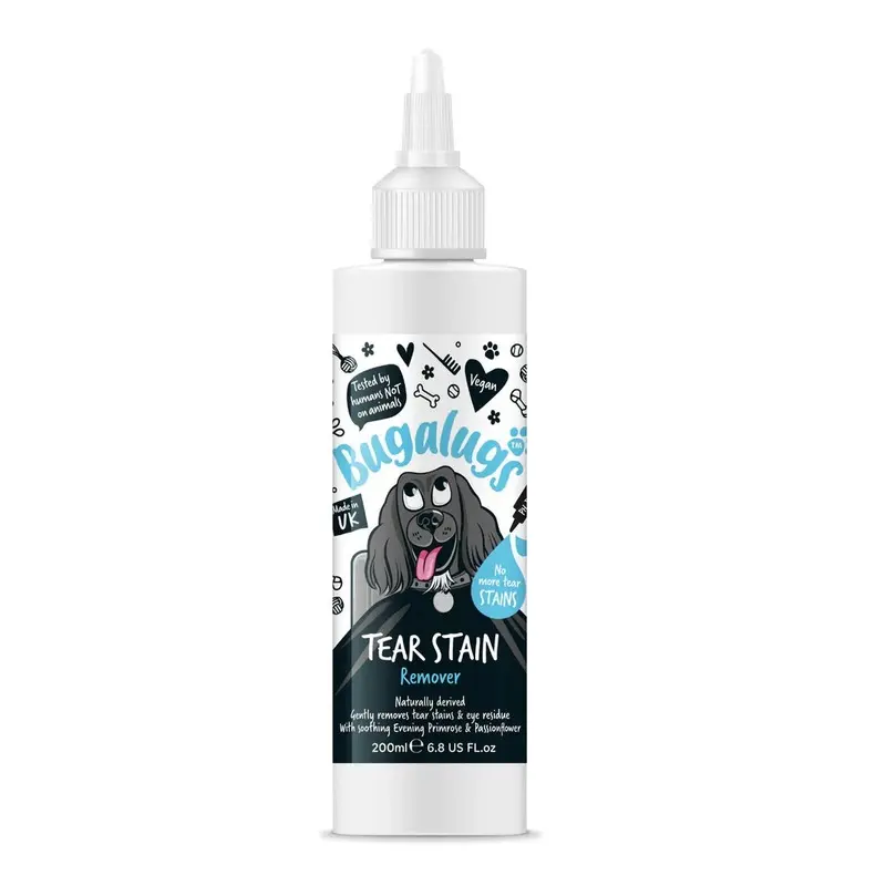 Bugalugs White Tear Stain Remover Solution For Dogs 200Ml