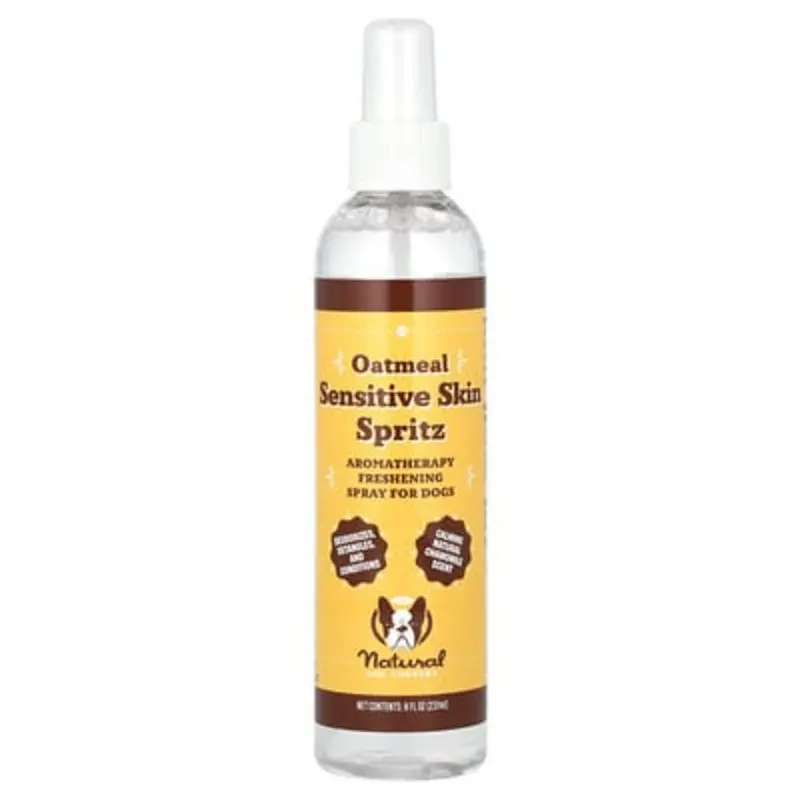 Natural Dog Company , Oatmeal Sensitive Skin Spritz, For Dogs, 8 Fl Oz (237 Ml)