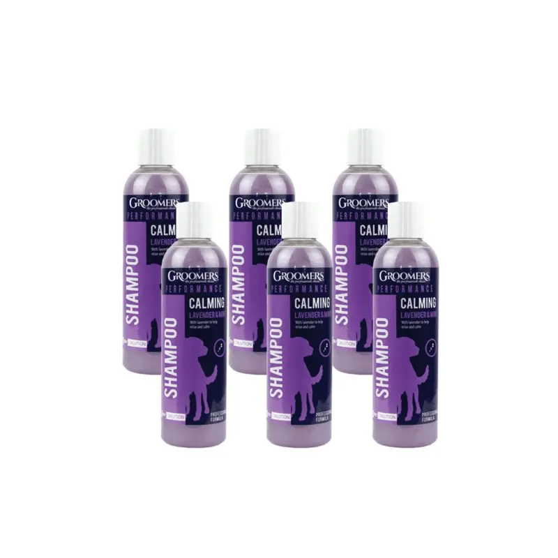 Groomers Performance Aromatherapy Calming Shampoo 250ml - 6 Pack