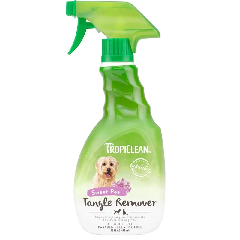 Tropiclean Sweet Pea Tangle Remover For Pets - Bottle 473Ml