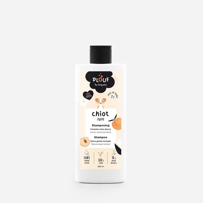 Plouf Puppy Shampoo with Peach Extract, 200 ml