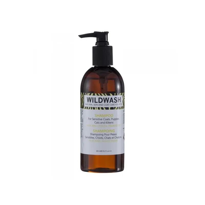 Wild Wash Sensitive Shampoo (For Puppies, Kittens And Cats) - 300Ml