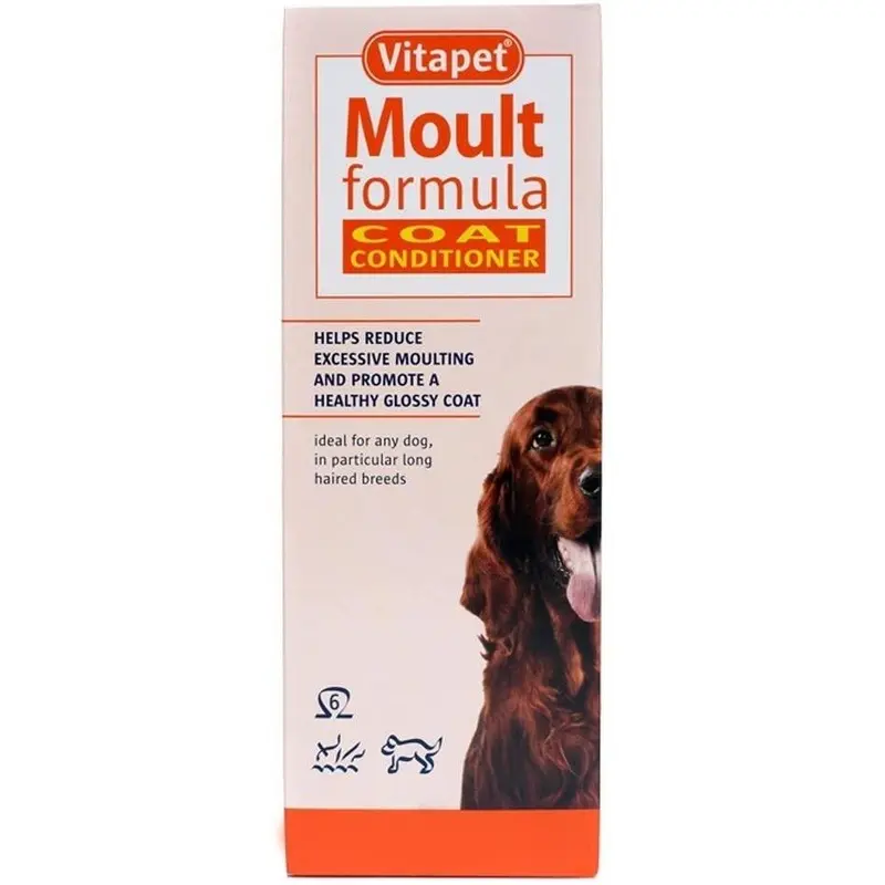 Bob Martin Vitapet Moult Formula Oil Supplement For Dogs - Bottle 150Ml