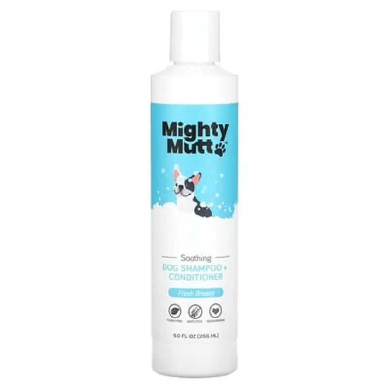 Mighty Mutt , Shampoo + Conditioner, For Dogs, Fresh Breeze, 9 Fl Oz (266 Ml)