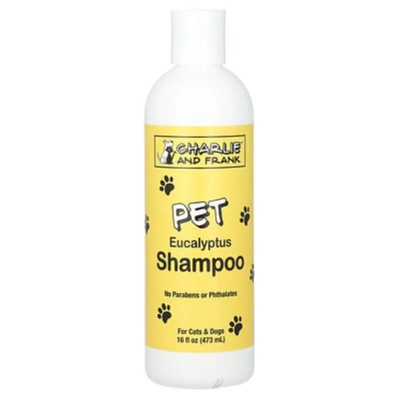 Charlie And Frank , Pet Shampoo, For Cats & Dogs, Eucalyptus, 16 Fl Oz (473 Ml)
