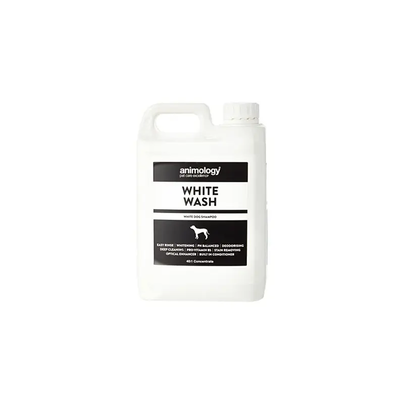 Animology White Wash Dog Shampoo Litre Size 2.5