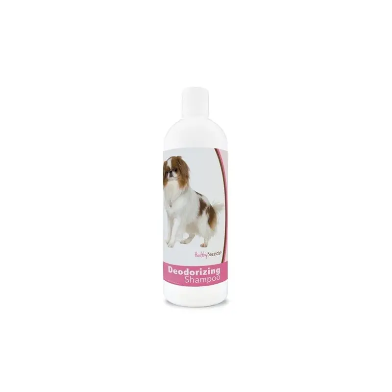Healthy Breeds 840235109341 16 Oz Japanese Chin Deodorizing Shampoo 16Oz