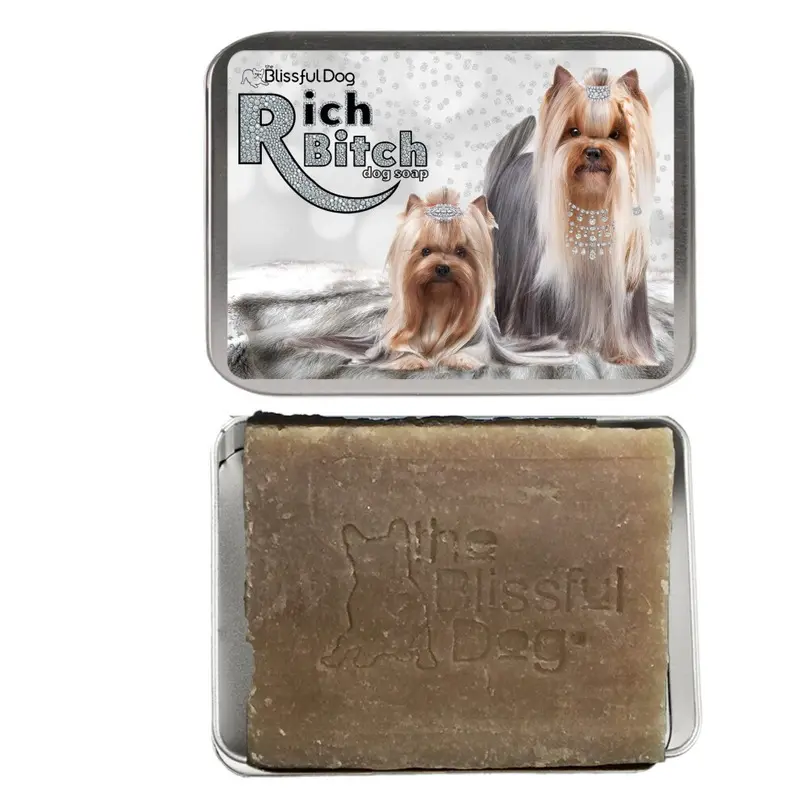 The Blissful Dog Soap-Rb-York Rich Bitch Yorkie Luxury Bar Dog Soap