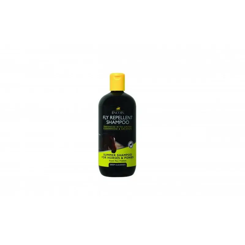 Lincoln Fly Repellent Shampoo For Horses - Bottle 500Ml