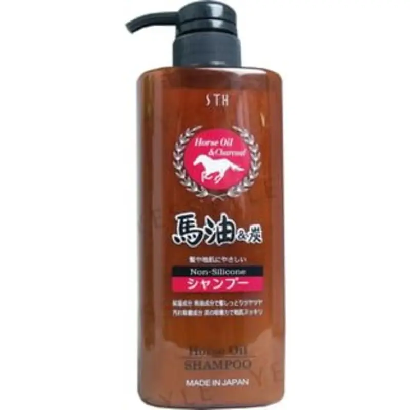 Sth - Horse Oil & Charcoal Shampoo 600Ml
