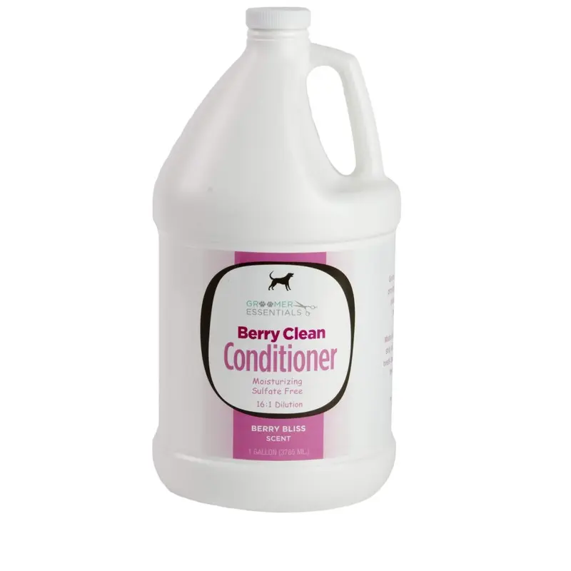 Groomer Essentials Berry Clean Conditioner - Gallon - Conditioner For Dogs Size 1