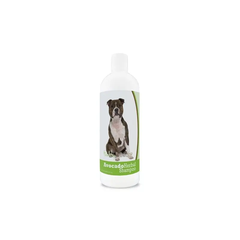 Healthy Breeds 840235156734 Staffordshire Bull Terrier Avocado Herbal Dog Shampoo