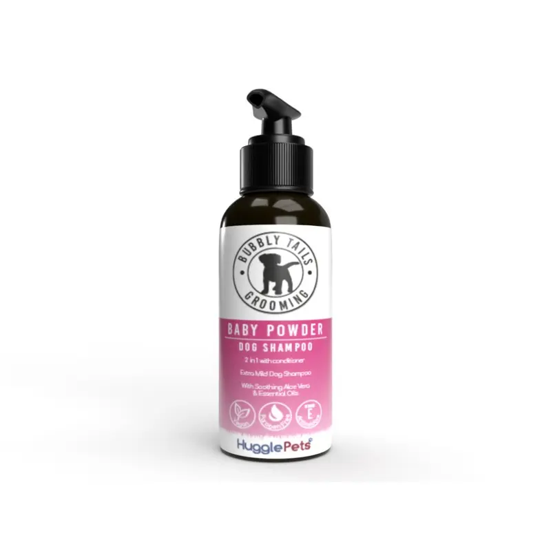 New Hugglepets (Baby Powder) Bubbly Tails Dog Shampoo 809422