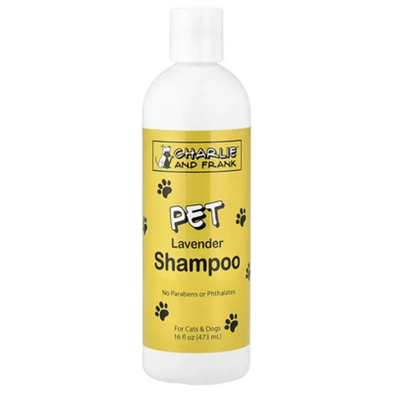 Charlie And Frank Lavender Pet Shampoo, For Cats & Dogs, 16 Fl Oz (473 Ml)