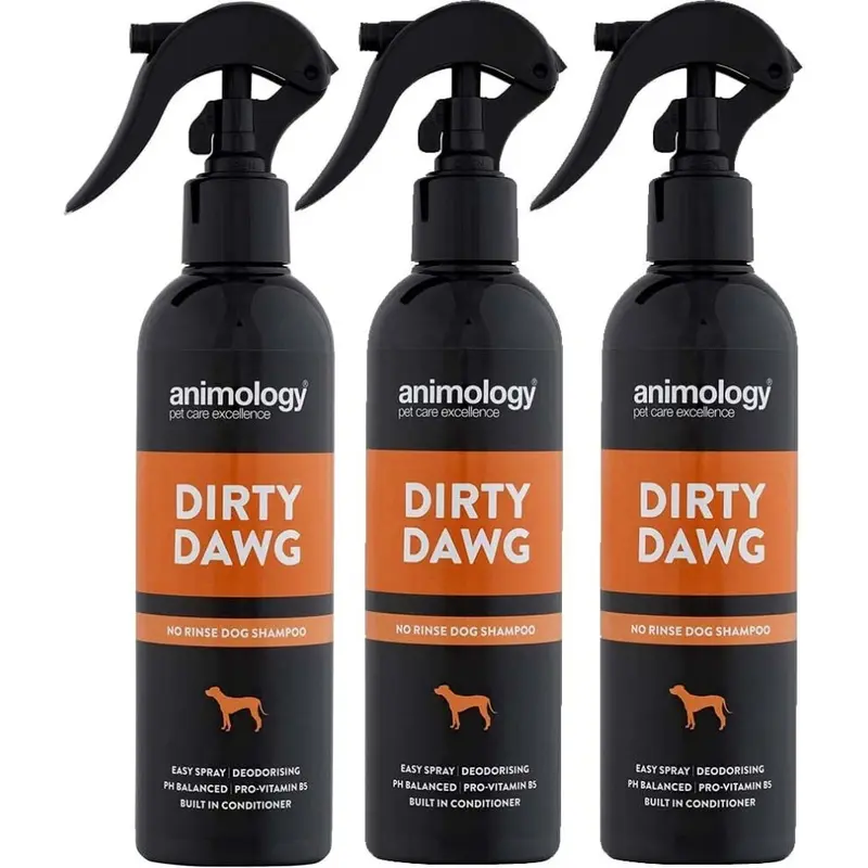 Animology X Dirty Dawg No-Rinse Dog Shampoo - 250Ml Size 3
