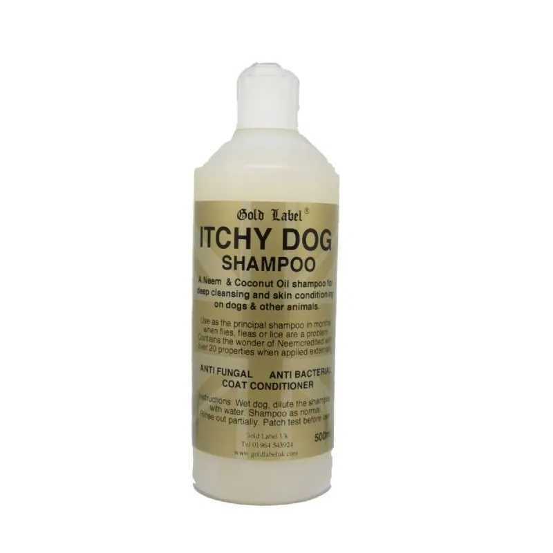 Label Canine Itchy Dog Shampoo - Gold 250Ml