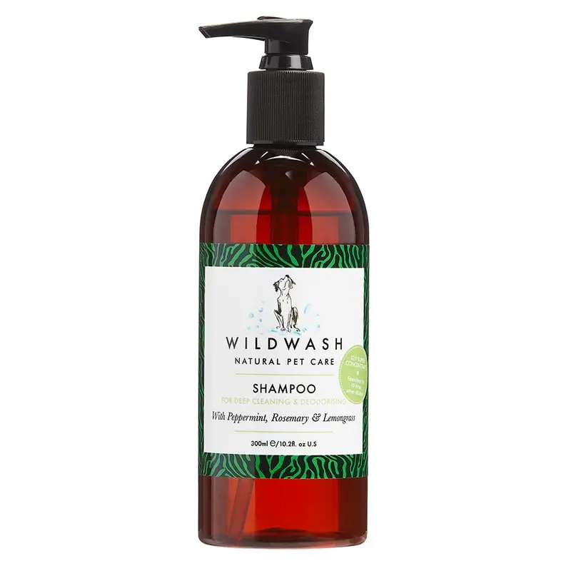 Wildwash Deep Clean Shampoo With Peppermint For Dogs 300Ml