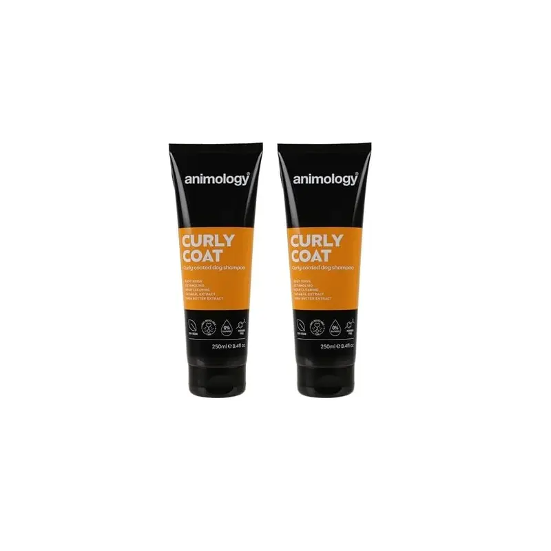 Animology Curly Coat Dog Shampoo, (Pack Of 2) 250Ml