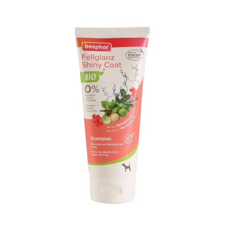 New Beaphar Bio Cosmetic Shiny Coat Dog Shampoo (200 Ml)