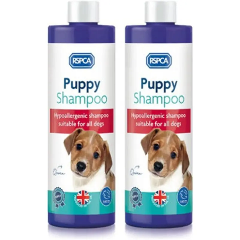 B&Q Rspca 2 X 250Ml Puppy Shampoo - Gentle Hypoallergenic Shampoo