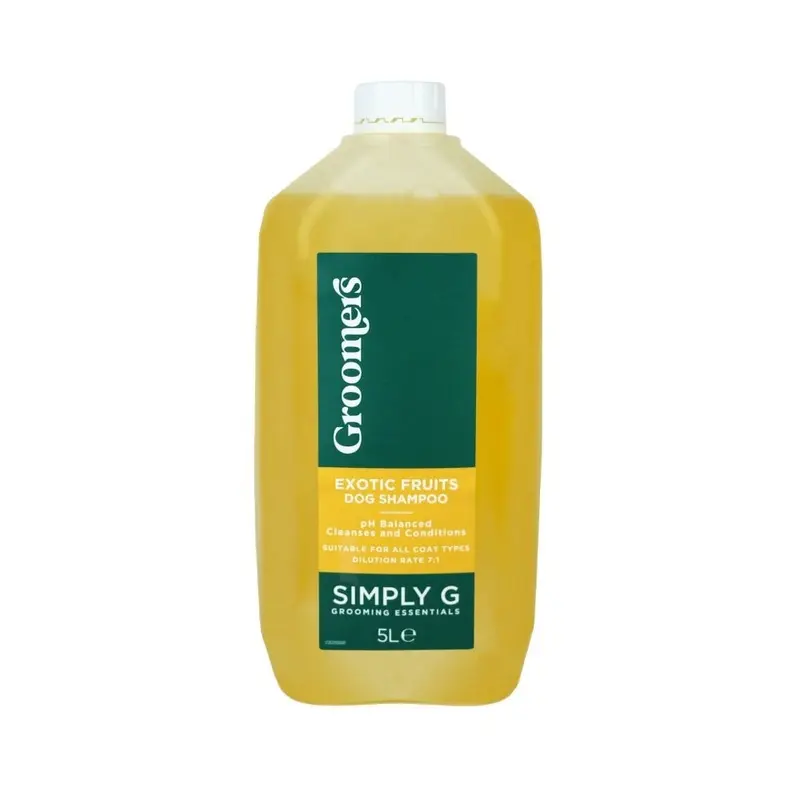 Groomers Simply G Exotic Fruits Shampoo - 5L Size: 5L