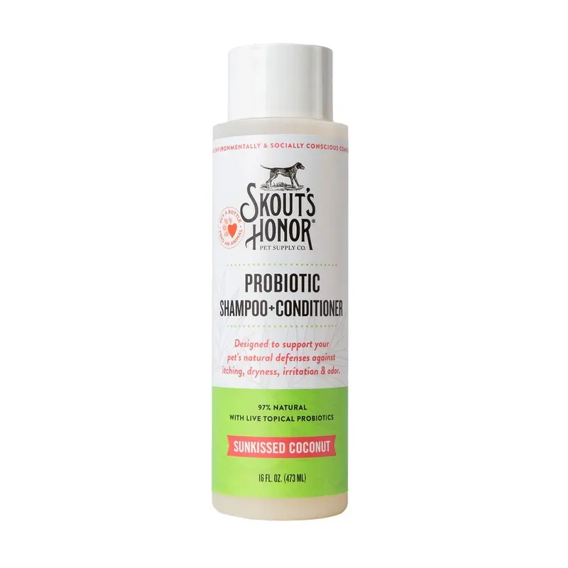 Skouts Honor Probiotic Shampoo & Conditioner For Dogs & Cats Coconut