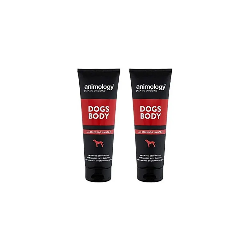 Animology Dogs Body Dog Shampoo, Twin Pack, 250Ml