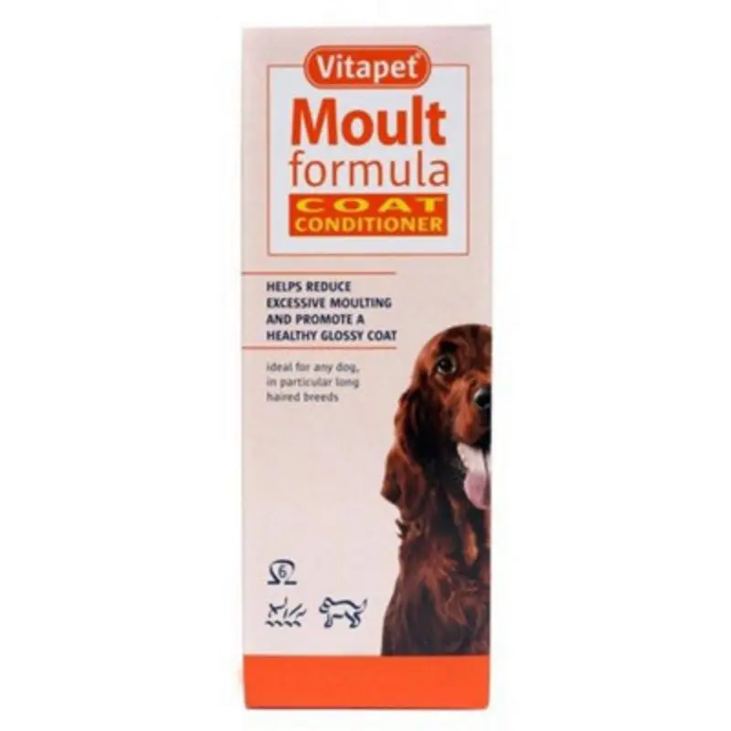 B&Q Vitapet Dog Moult Formula Coat Conditioner 400Ml