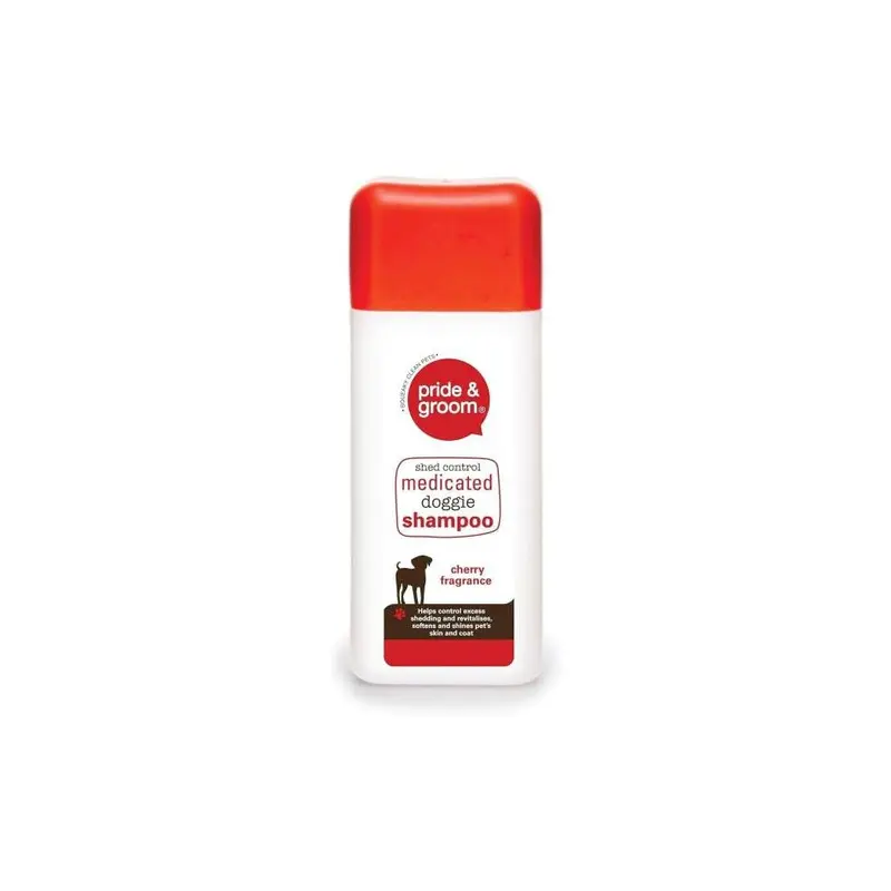 Pride - Pride And Joy Records Pride & Groom Medicated Doggie Shampoo Cherry 300Ml