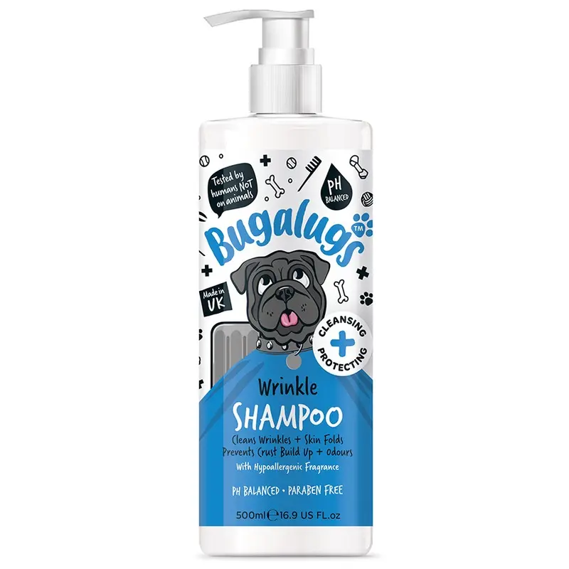 Bugalugs Wrinkle Pet Shampoo For Dogs & Cats 500Ml