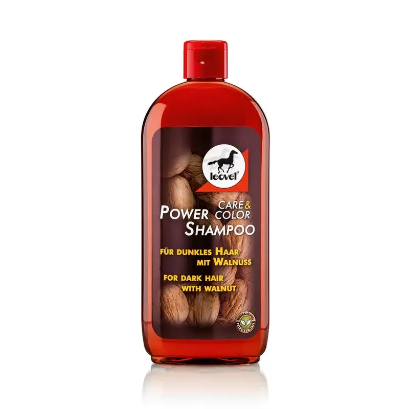 Leovet Unisex Black Power Shampoo - Dark