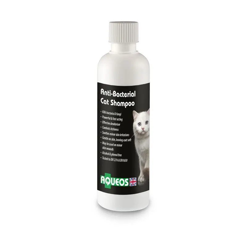 Aqueos Anti-Bacterial Cat Shampoo - 200Ml